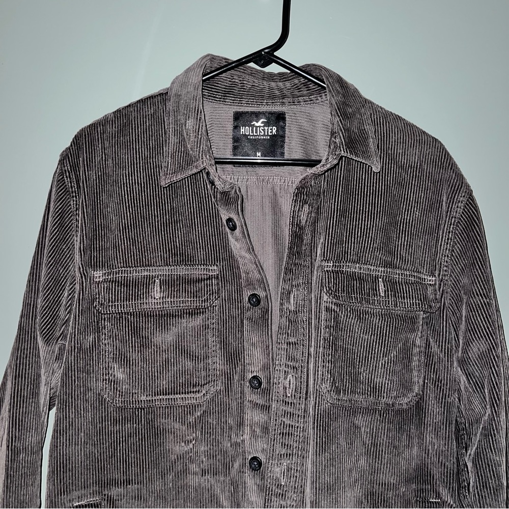 Mens Hollister Corduroy Button up Shirt
